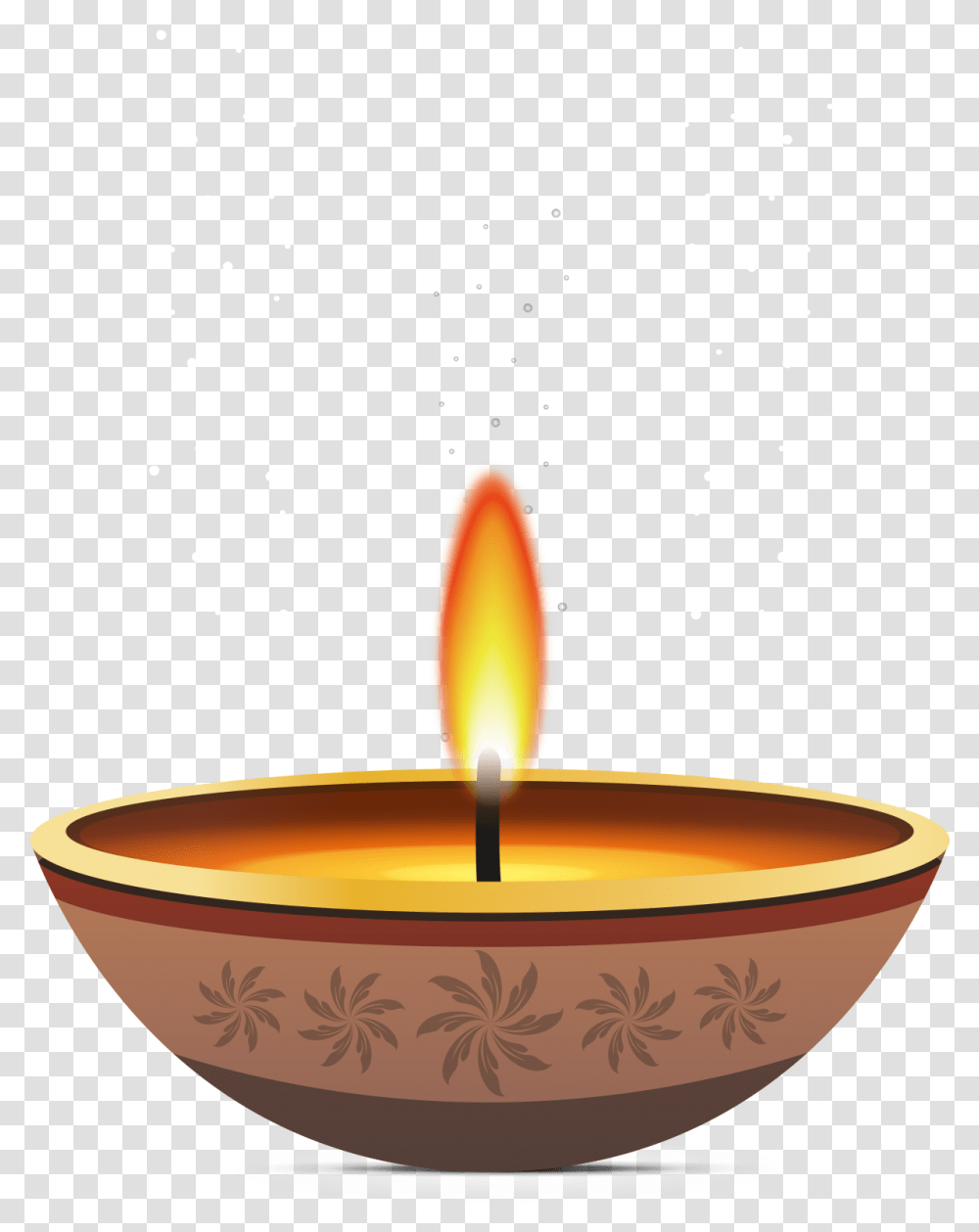 Happy Vector Diwali Indian Oil Lamp, Candle, Fire, Flame Transparent Png