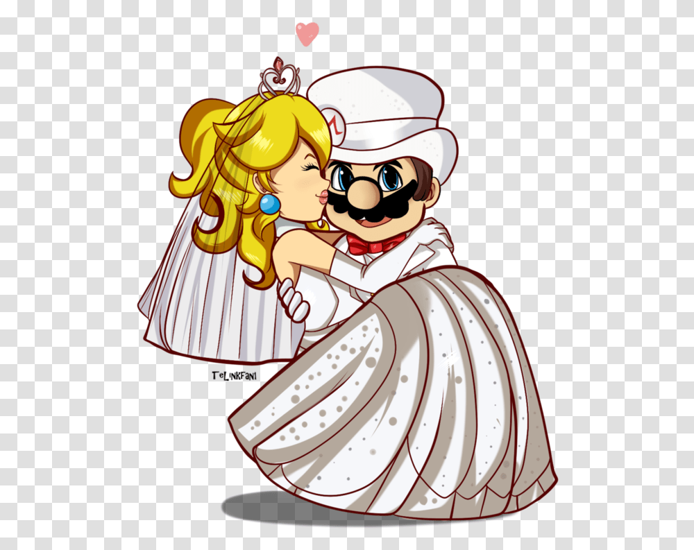 Happy Wedding Anniversary Drawing Bride Band Mario Odyssey Mario Y Peach, Helmet, Clock Tower, Sunglasses Transparent Png