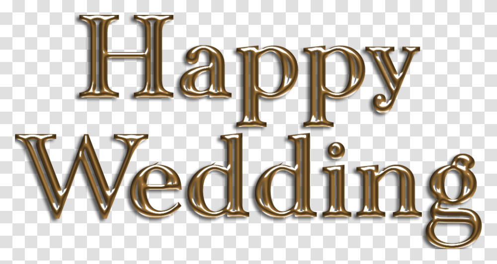 Happy Wedding, Alphabet, Word, Number Transparent Png
