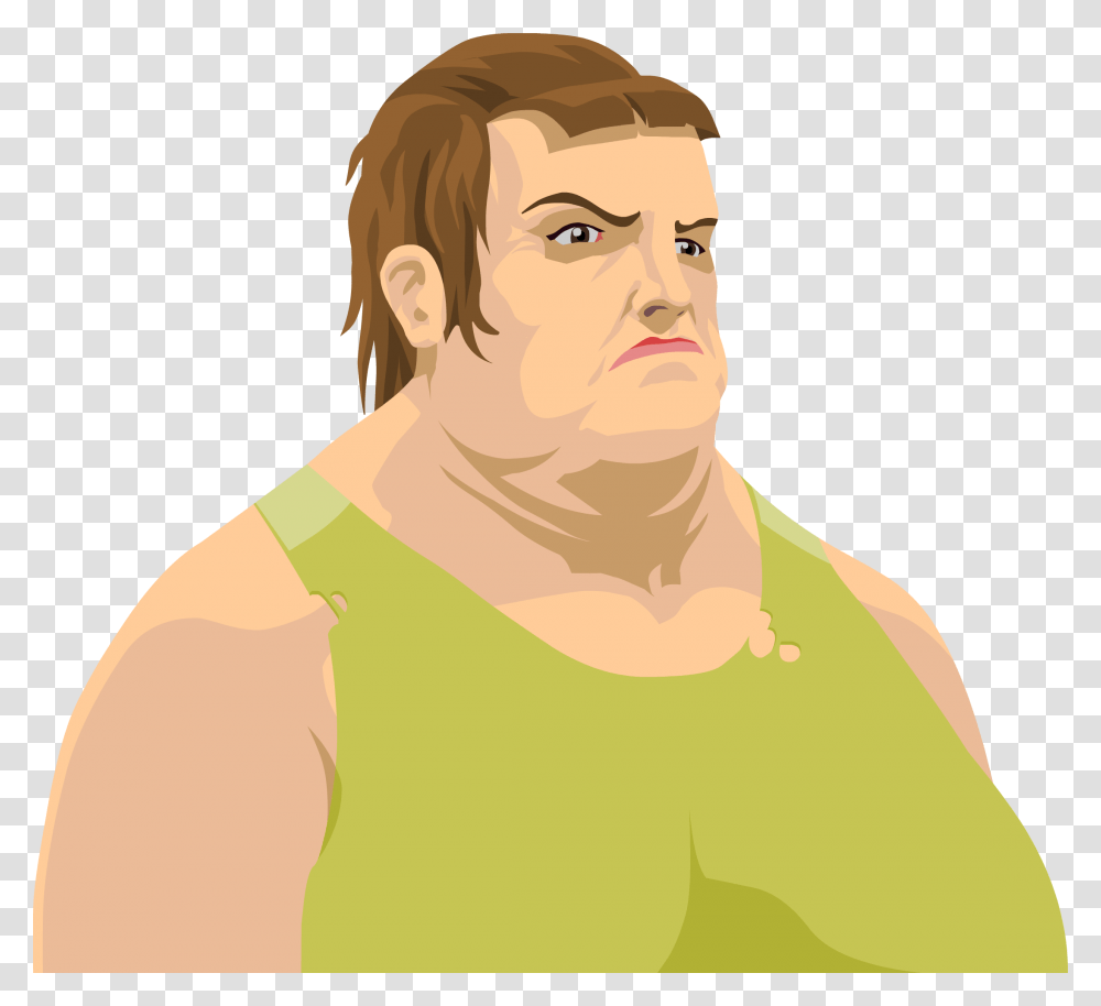 Happy Wheels Fat Lady Off Happy Wheels, Face, Person, Human, Sleeve Transparent Png