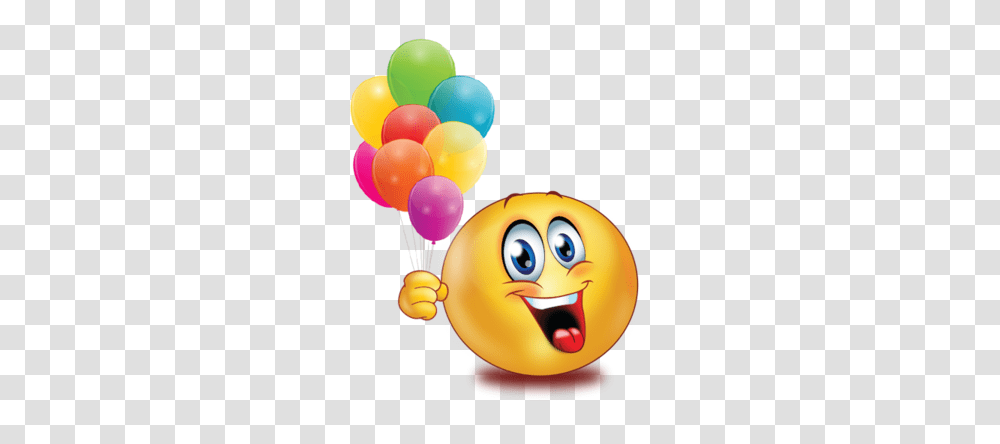 Happy With Balloons Emoji, Food, Rattle Transparent Png