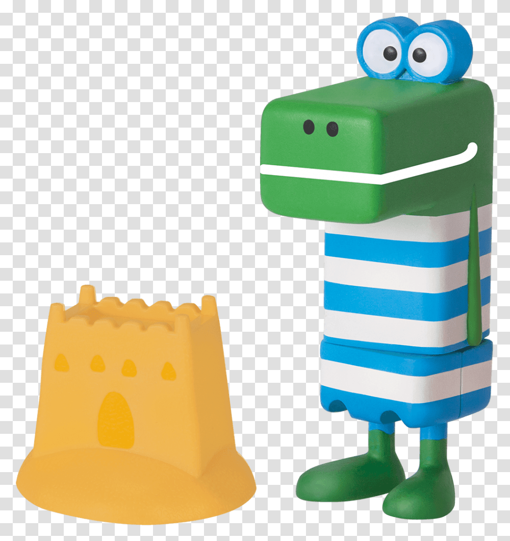 Happy With Sand Castle, Toy, Robot, Green, Plastic Transparent Png