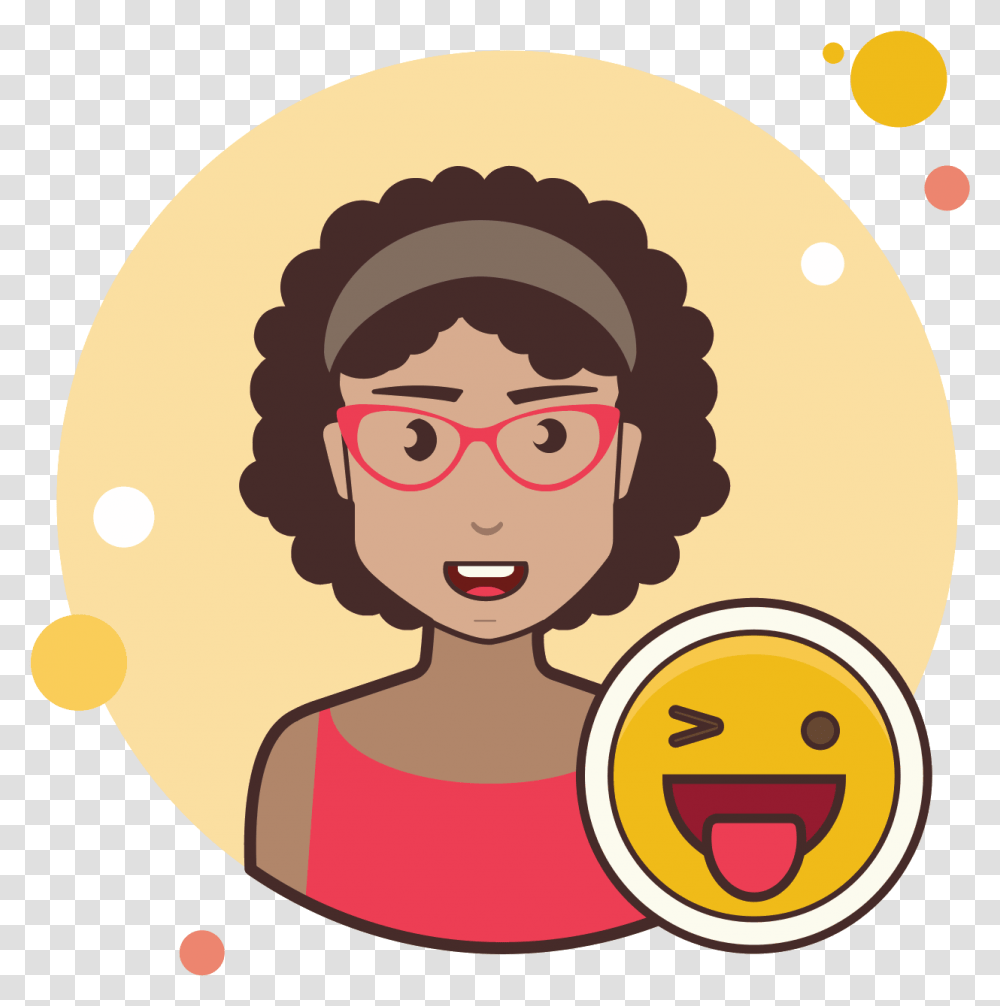 Happy Woman Icon Portable Network Graphics, Label, Food, Donut Transparent Png