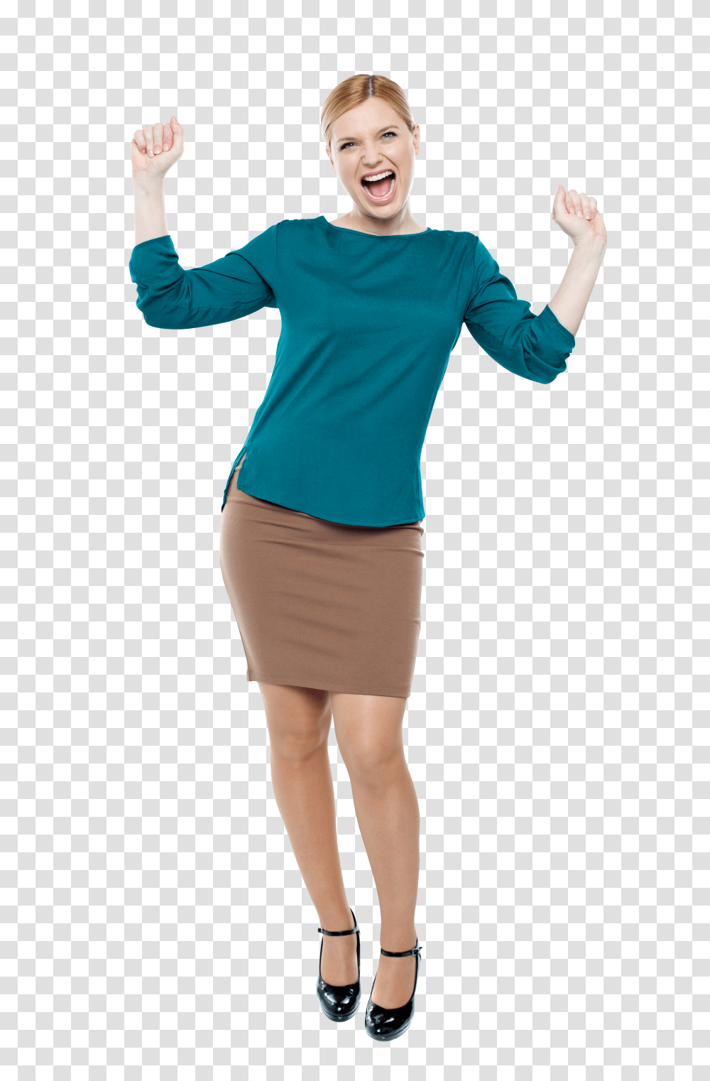 Happy Women Image, Sleeve, Apparel, Long Sleeve Transparent Png