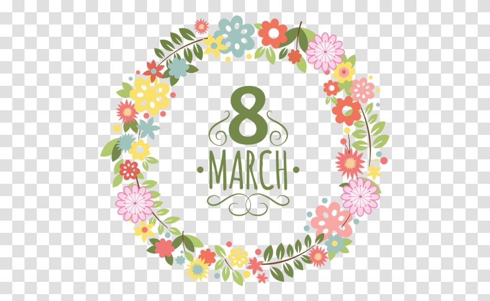 Happy Women's Day Charts, Floral Design, Pattern, Rug Transparent Png