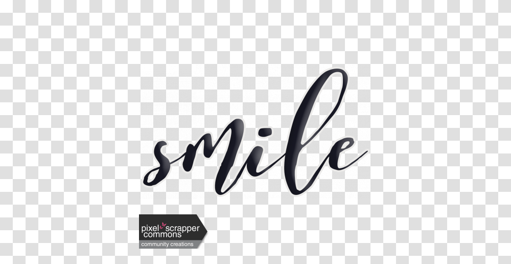 Happy Word Art Smile Graphic, Calligraphy, Handwriting, Label Transparent Png
