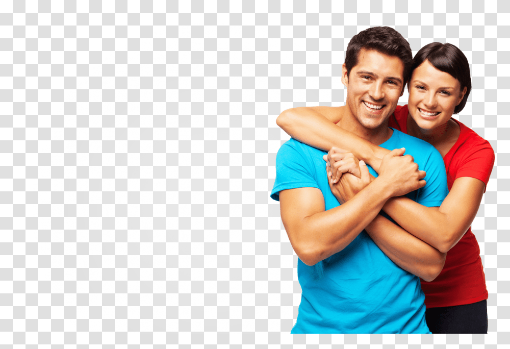 Happy Young Couple, Person, Hug, Dating, Face Transparent Png