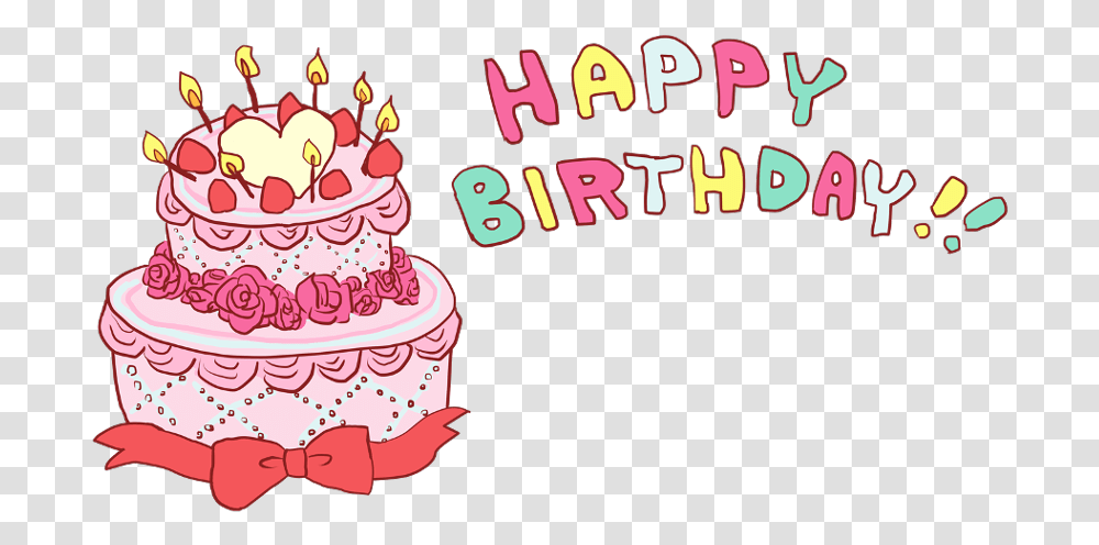 Happybirthday Birthdaycake Freetoedit, Birthday Cake, Dessert, Food, Wedding Cake Transparent Png