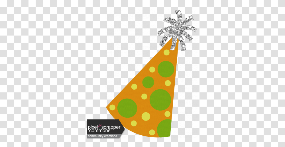 Happybirthdayparty Hat 3 Graphic By Pauline Thompson Orange And Green Party Hat, Clothing, Apparel, Skateboard, Sport Transparent Png
