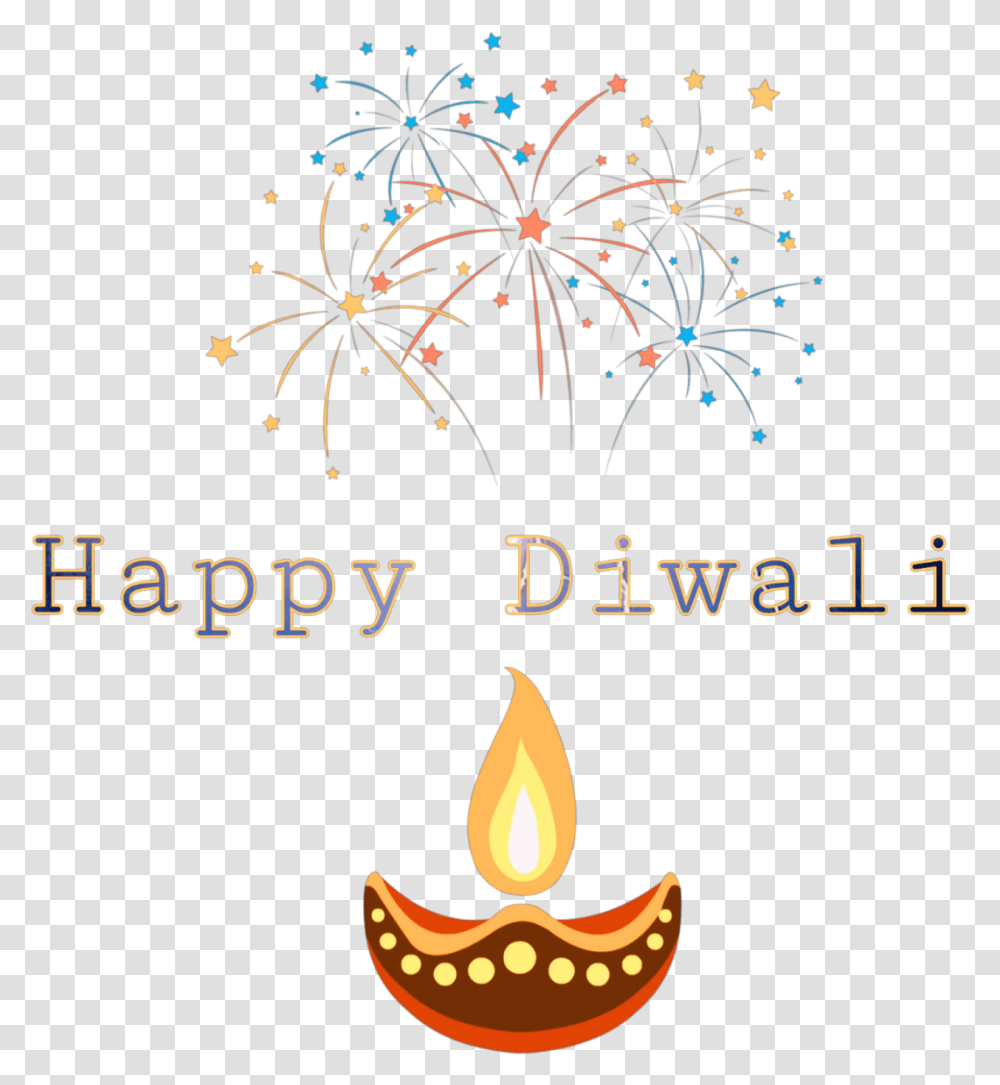 Happydiwali Happy Festival Celebrate India Night, Fire, Poster, Advertisement, Fireworks Transparent Png