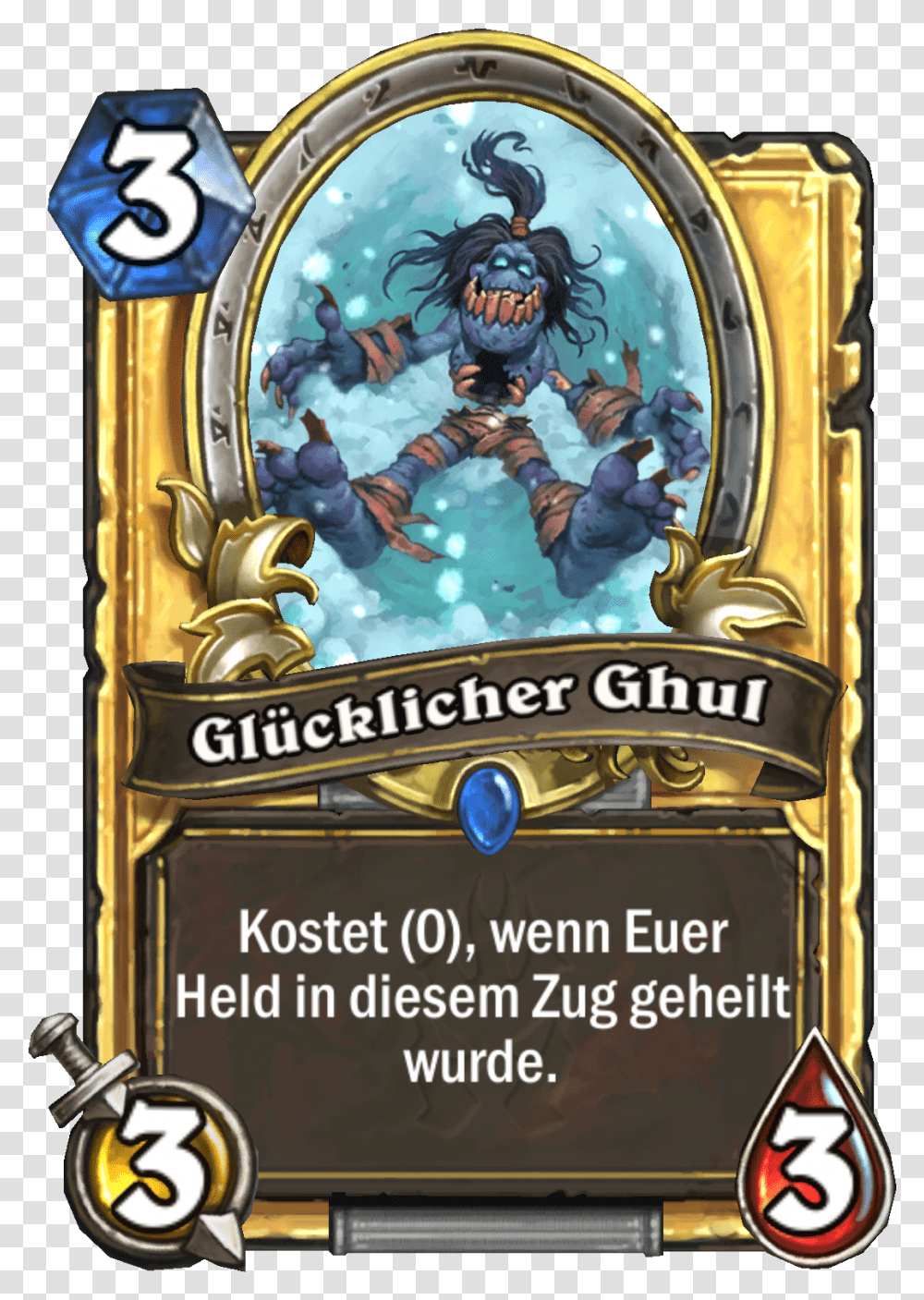 Happyghoul Gold Dede Mc Tech Hearthstone, Person, Liquor, Alcohol, People Transparent Png