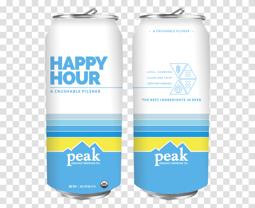 Happyhour 16oz Can Mockup Peak Happy Hour, Bottle, Beverage, Alcohol, Liquor Transparent Png