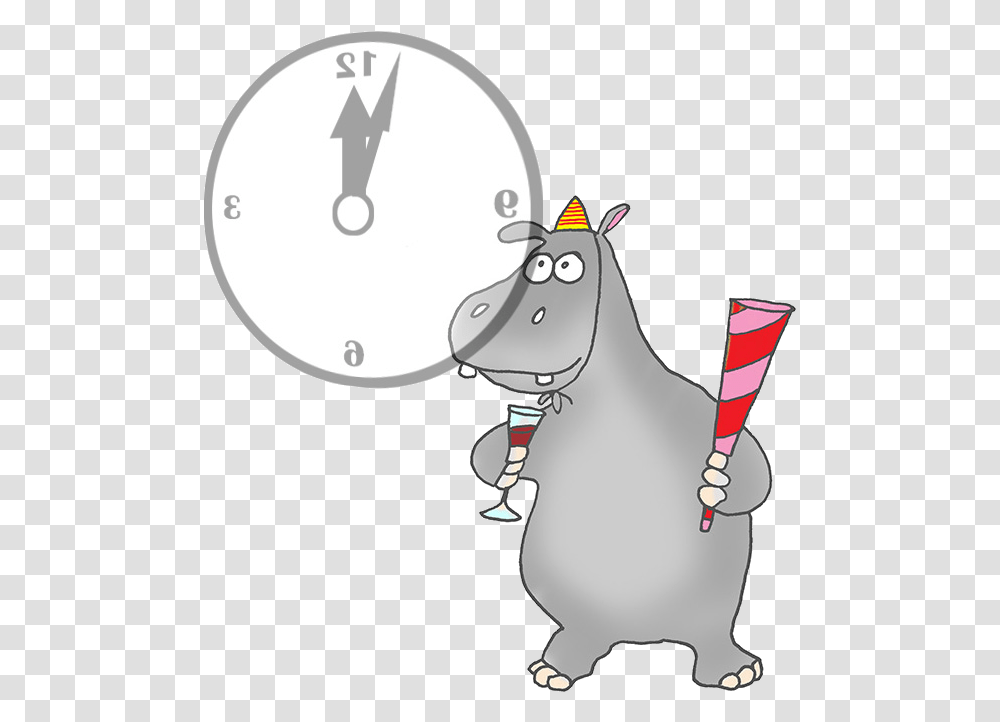 Happynew Year New Years Clipart Funny Hippo New Year 2019, Musician, Musical Instrument, Leisure Activities, Drum Transparent Png