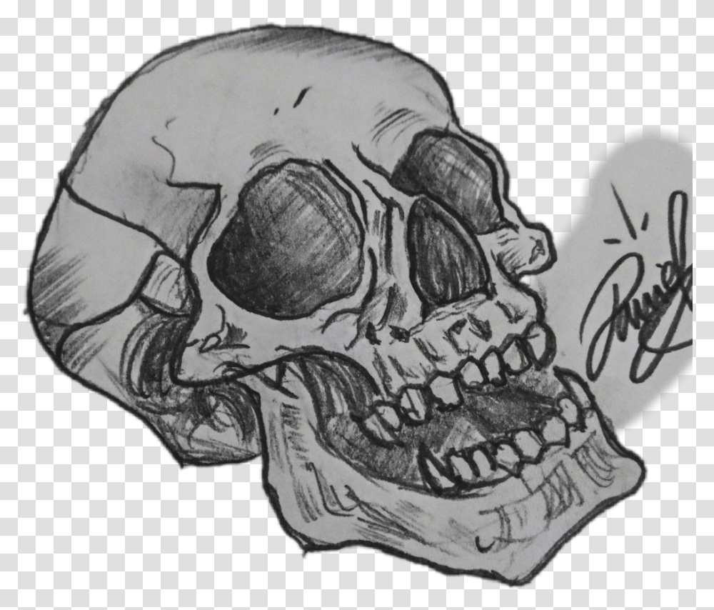 Happytaeminday Dibujo Lapiz Tattoo Tattooart Calavera Skull, Drawing, Skin, Sketch, Turtle Transparent Png