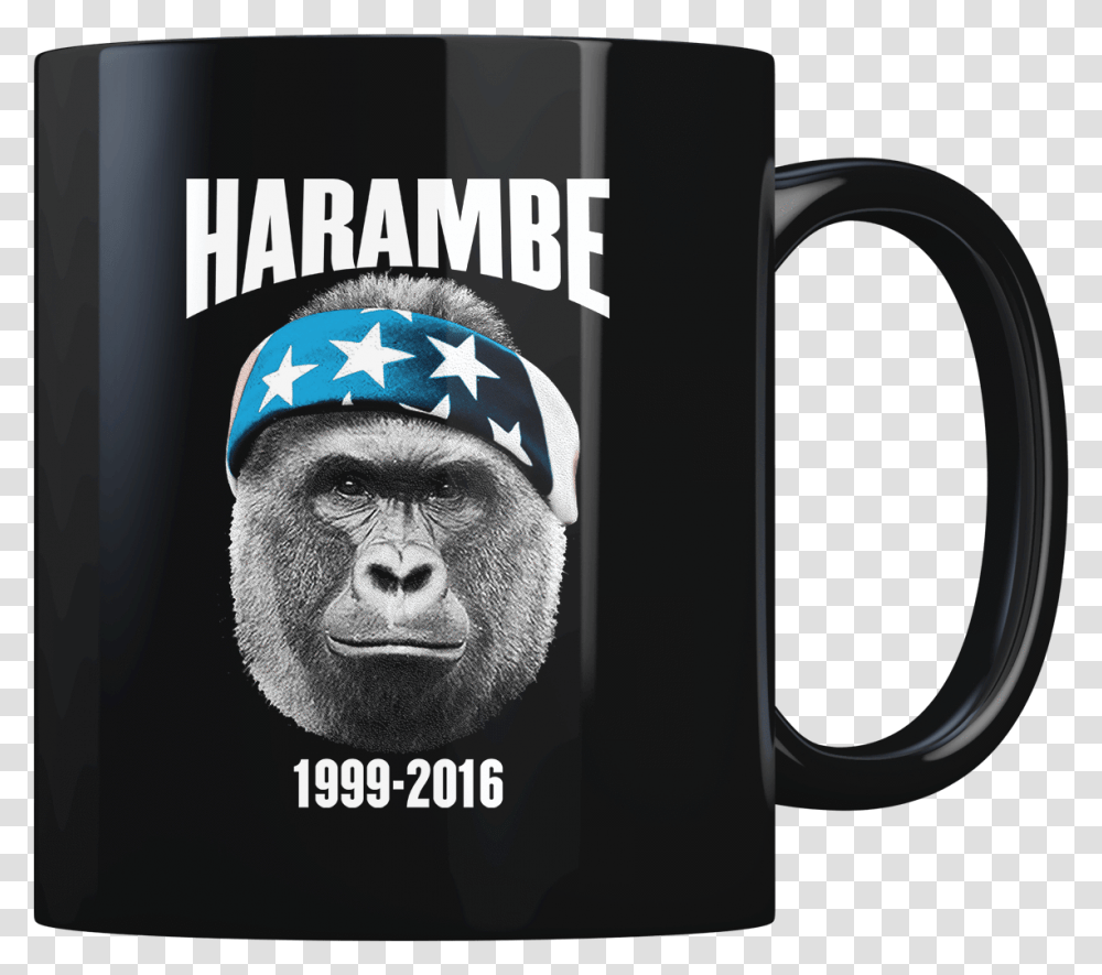 Harambe 1999 2016 Coffee Mug American Af Harambe, Coffee Cup, Person, Human Transparent Png