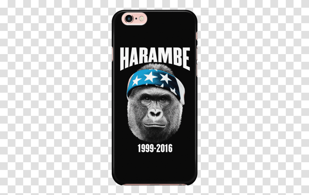 Harambe 1999 2016 Phone Case American Af Harambe, Ape, Wildlife, Mammal, Animal Transparent Png