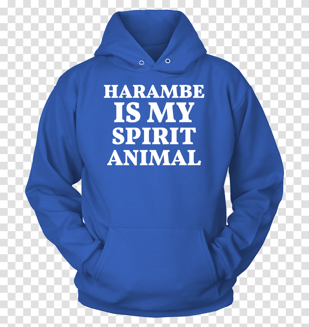 Harambe Is My Spirit Animal Hoodie, Apparel, Sweatshirt, Sweater Transparent Png