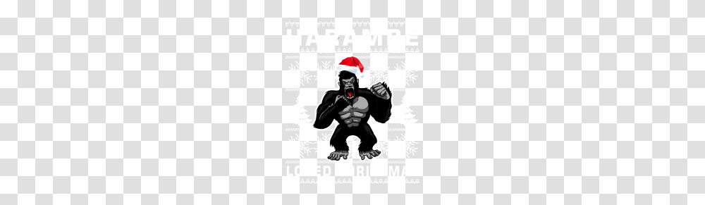 Harambe Loved Christmas Ugly Sweater, Person, Human, Tree, Plant Transparent Png
