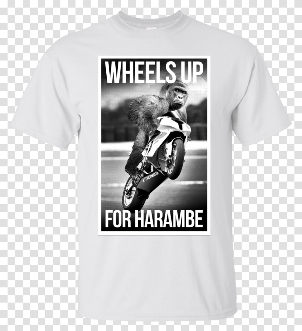 Harambe Pic In R6 Wheels Up For Harambe, Apparel, T-Shirt, Person Transparent Png