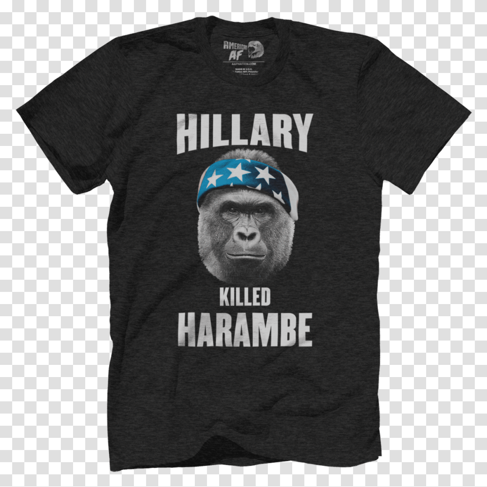 Harambe Shirt, Apparel, T-Shirt, Person Transparent Png