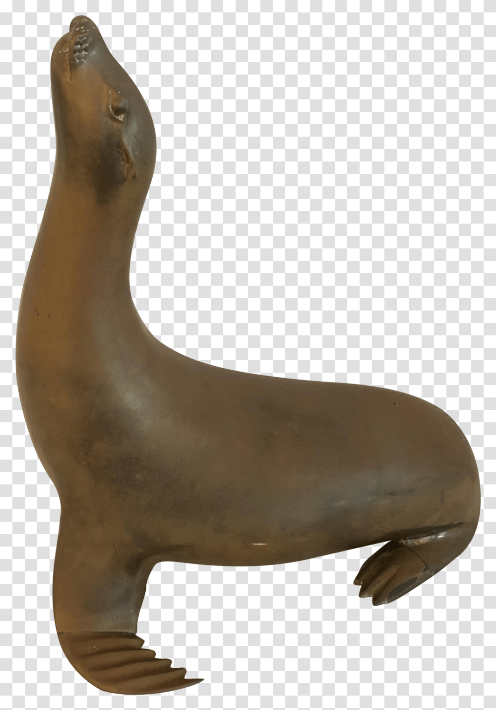 Harborseal Clipart California Sea Lion, Bronze, Figurine, Animal, Mammal Transparent Png
