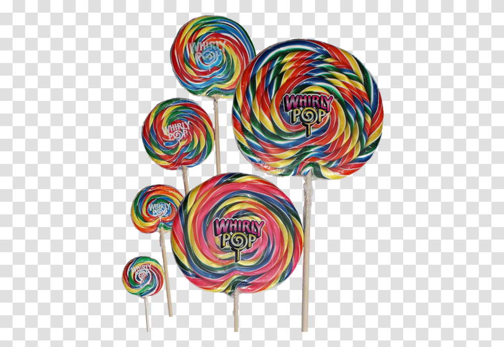 Hard Candy Whirly Pop Sizes, Food, Lollipop, Sweets, Confectionery Transparent Png