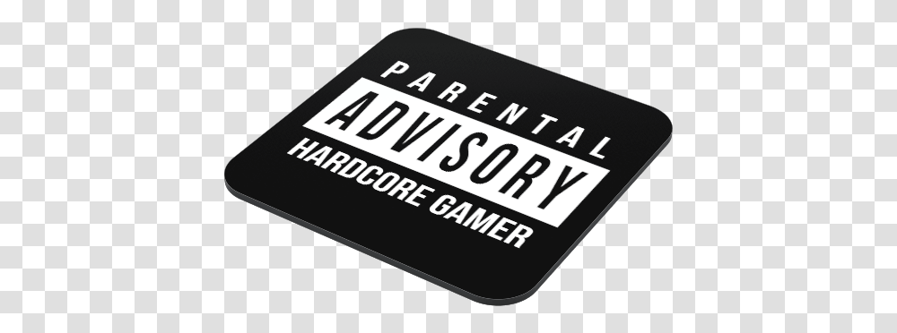 Hard Core Gamer Advisory Coaster Just Stickers Field Of Dreams, Text, Paper, Business Card, Label Transparent Png