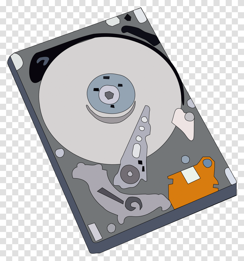 Hard Disk Clipart, Computer Hardware, Electronics Transparent Png