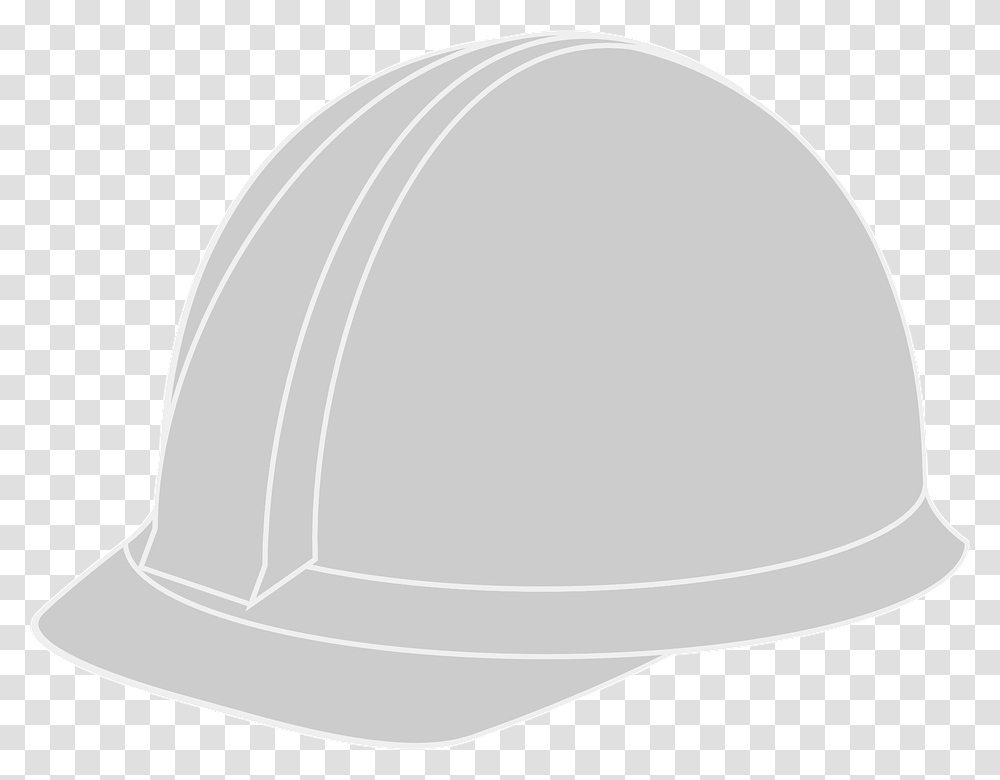 Hard Hat Helmet White Equipment Safe Headgear Hard Hat Clipart White, Apparel, Hardhat, Baseball Cap Transparent Png