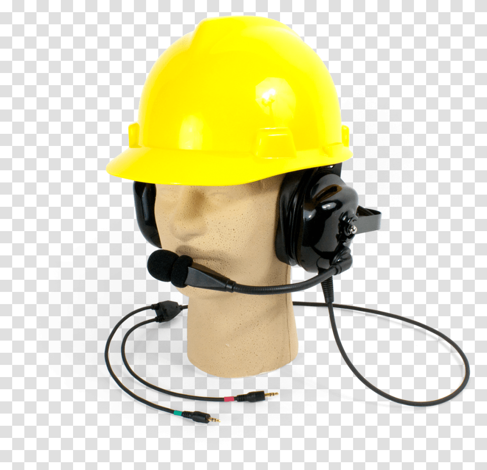 Hard Hat With Headphones, Apparel, Helmet, Hardhat Transparent Png