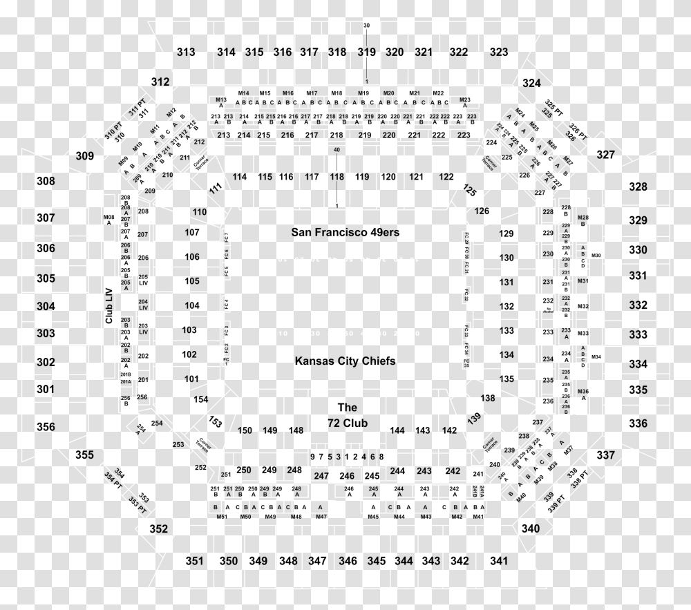 Hard Rock Stadium Seating Chart Rolling Stones, Plan, Plot, Diagram, Chess Transparent Png