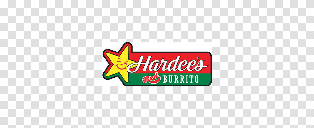 Hardeesred Burrito, Logo, Trademark, Food Transparent Png