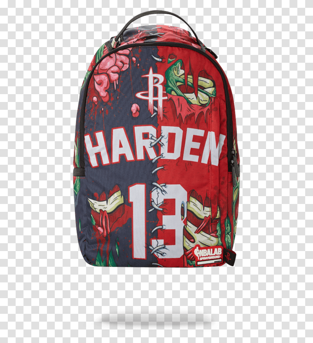 Harden Sprayground Backpack, Apparel, Bag Transparent Png