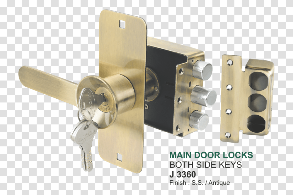 Hardware Door Lock, Key Transparent Png