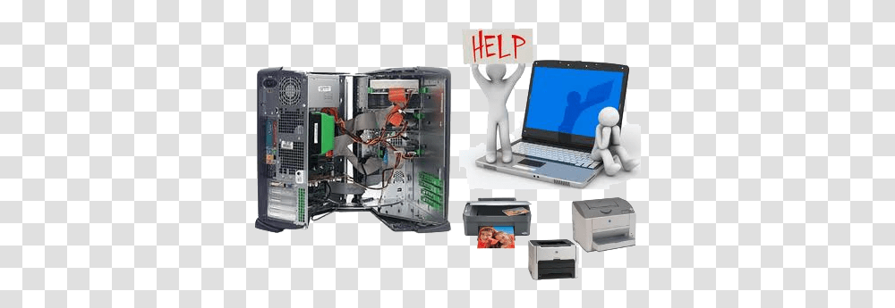 Hardware Networking 6 Image Help With Computer, Electronics, Person, Pc, Furniture Transparent Png