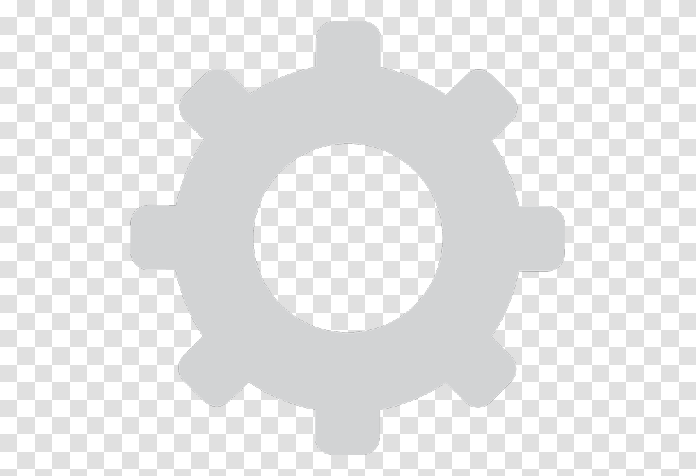 Hardware Support Icon Vector White Gear Icon, Machine Transparent Png