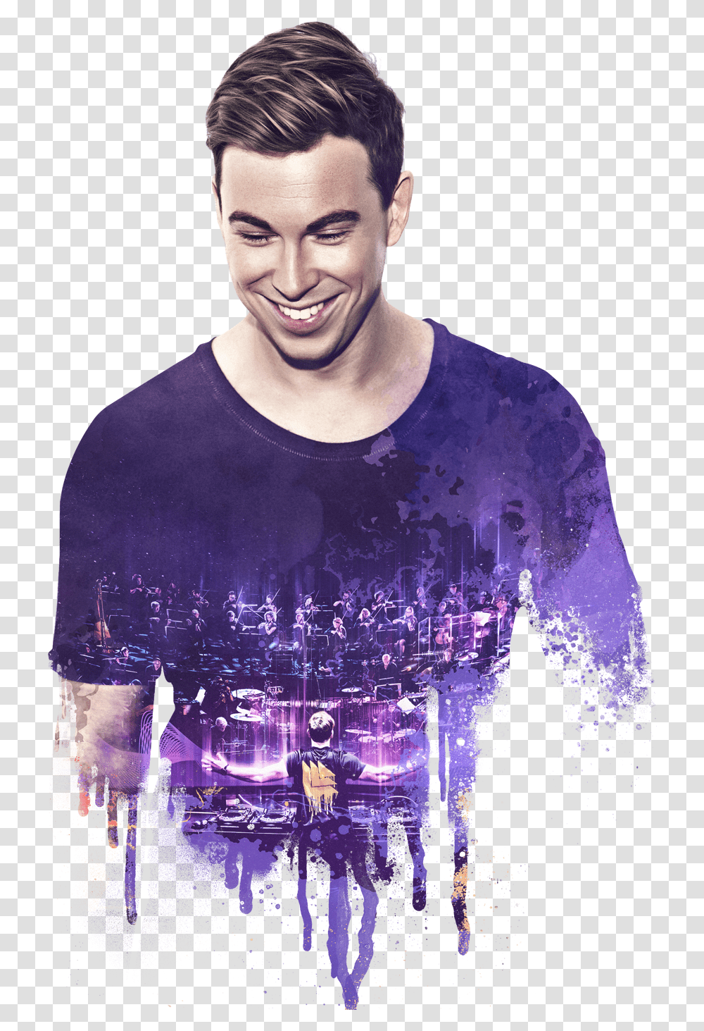 Hardwell Amp Metropole Orchestra, Person, Advertisement, Poster, Collage Transparent Png