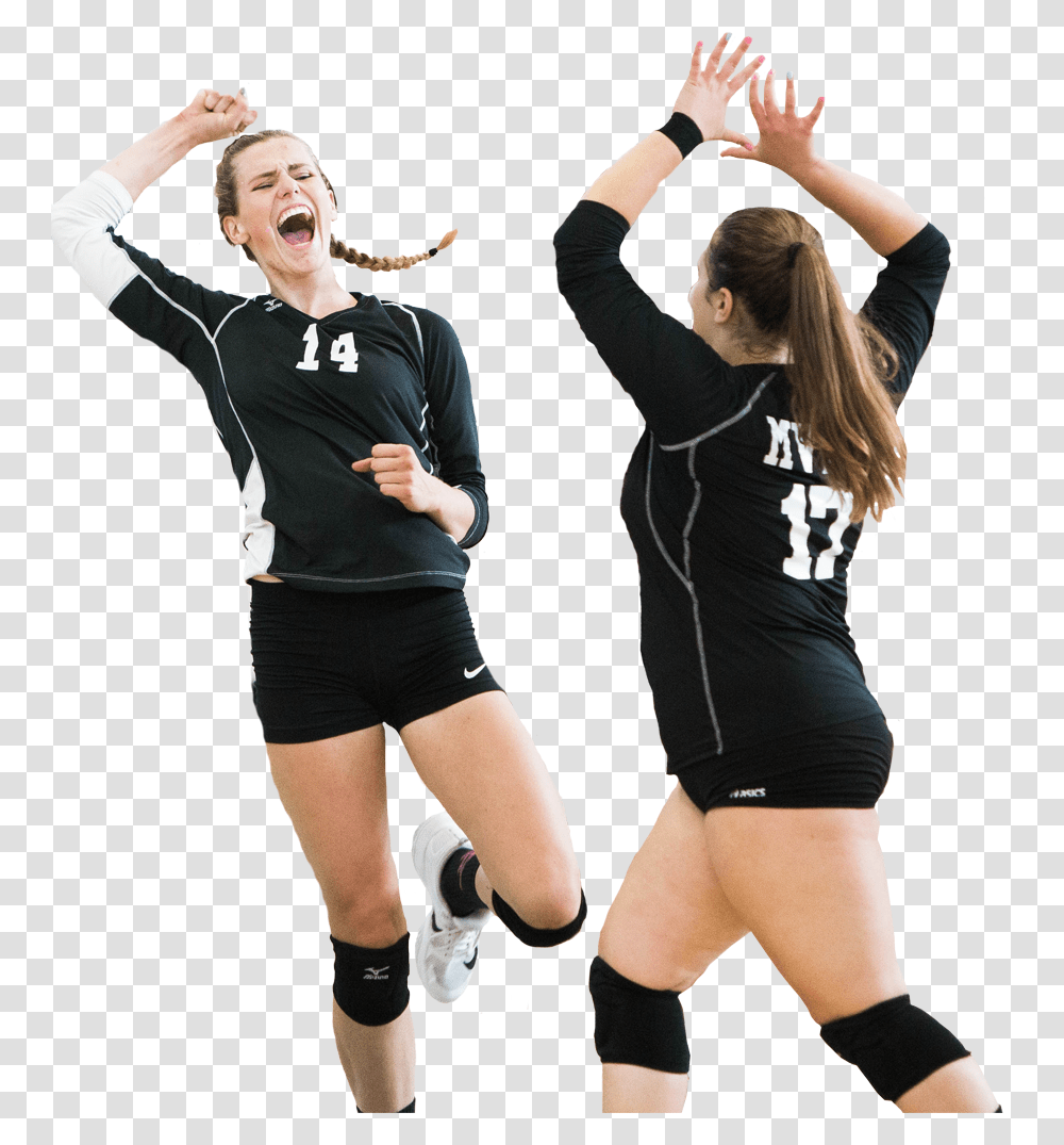 Hardwood Volleyball Players Wearing Gear From Favorite Sports, Person, Shorts, Blonde Transparent Png