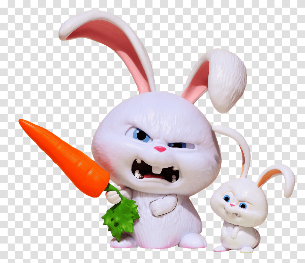 Hare Evil Snowball Film Character Pets Funny Secret Life Of Pets 2 Snowball, Toy, Plant, Vegetable, Food Transparent Png