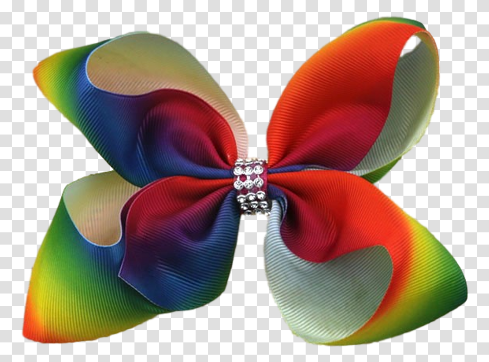 Hareena Hair Bow Rhinestone Rainbow Butterfly, Tie, Accessories, Accessory, Necktie Transparent Png
