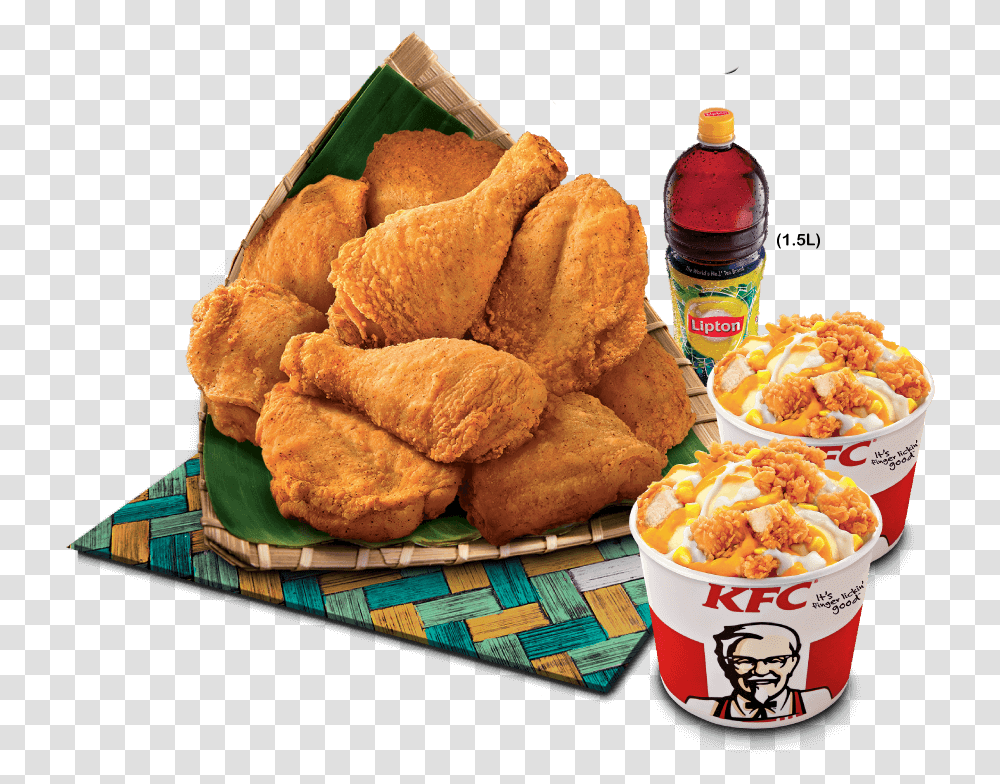 Harga Kfc Bucket Kongsi Kfc, Fried Chicken, Food, Nuggets, Snack Transparent Png