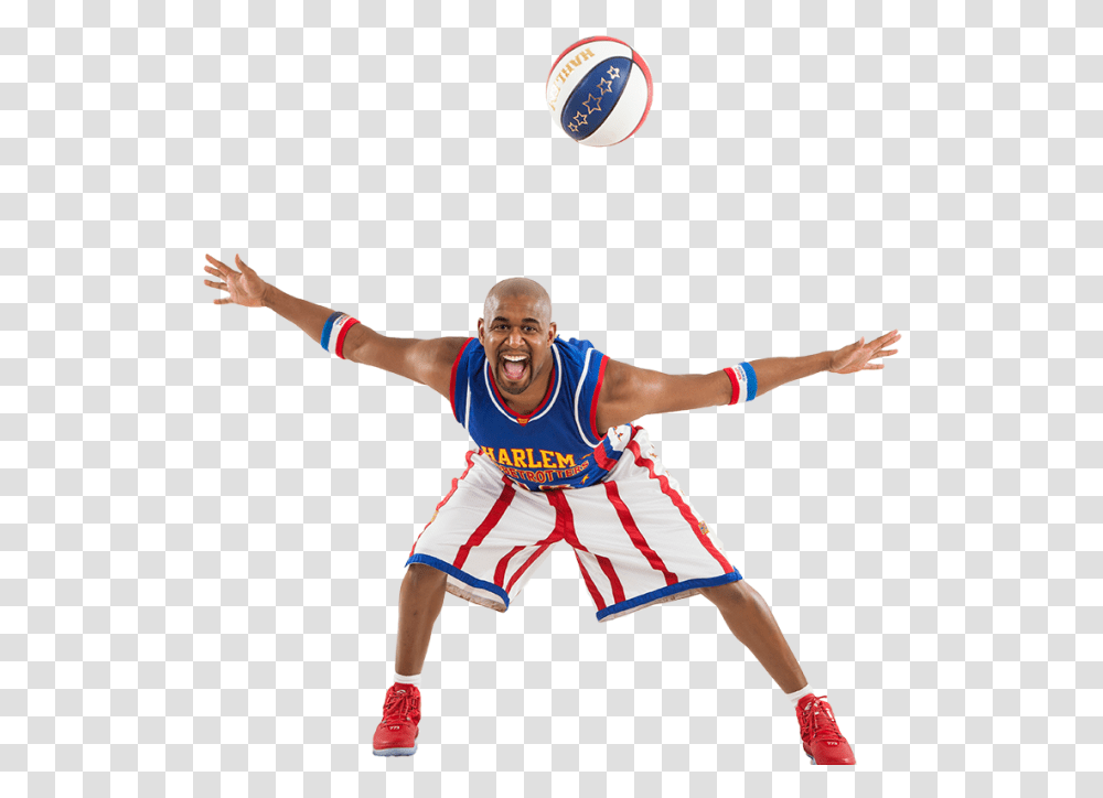 Harlem Globetrotters Basketball Players Without Ball, Person, Human, People, Team Sport Transparent Png