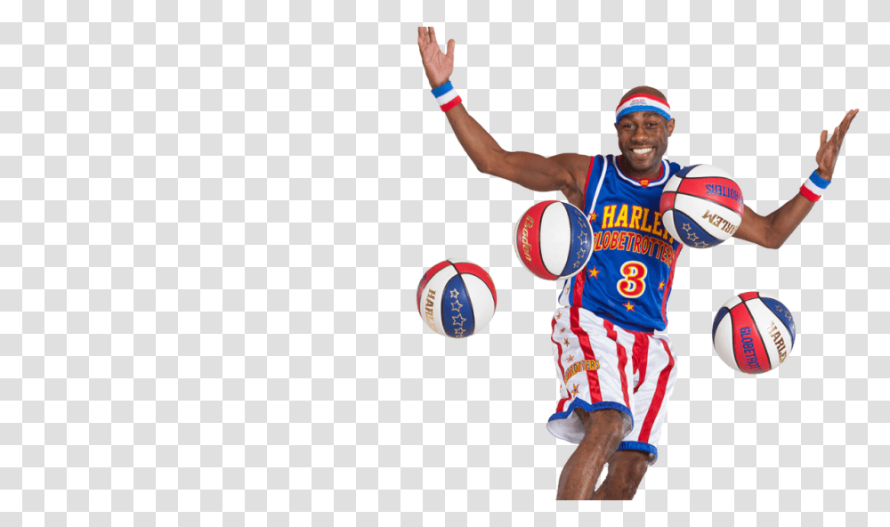 Harlem Globetrotters, People, Person, Human, Team Sport Transparent Png