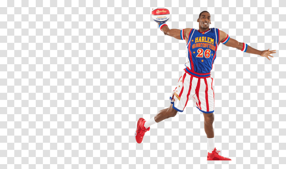 Harlem Globetrotters, Person, Human, People, Team Sport Transparent Png