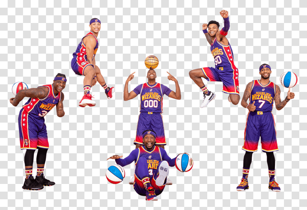 Harlem Wizards Number, Person, People, Team Sport, Basketball Transparent Png