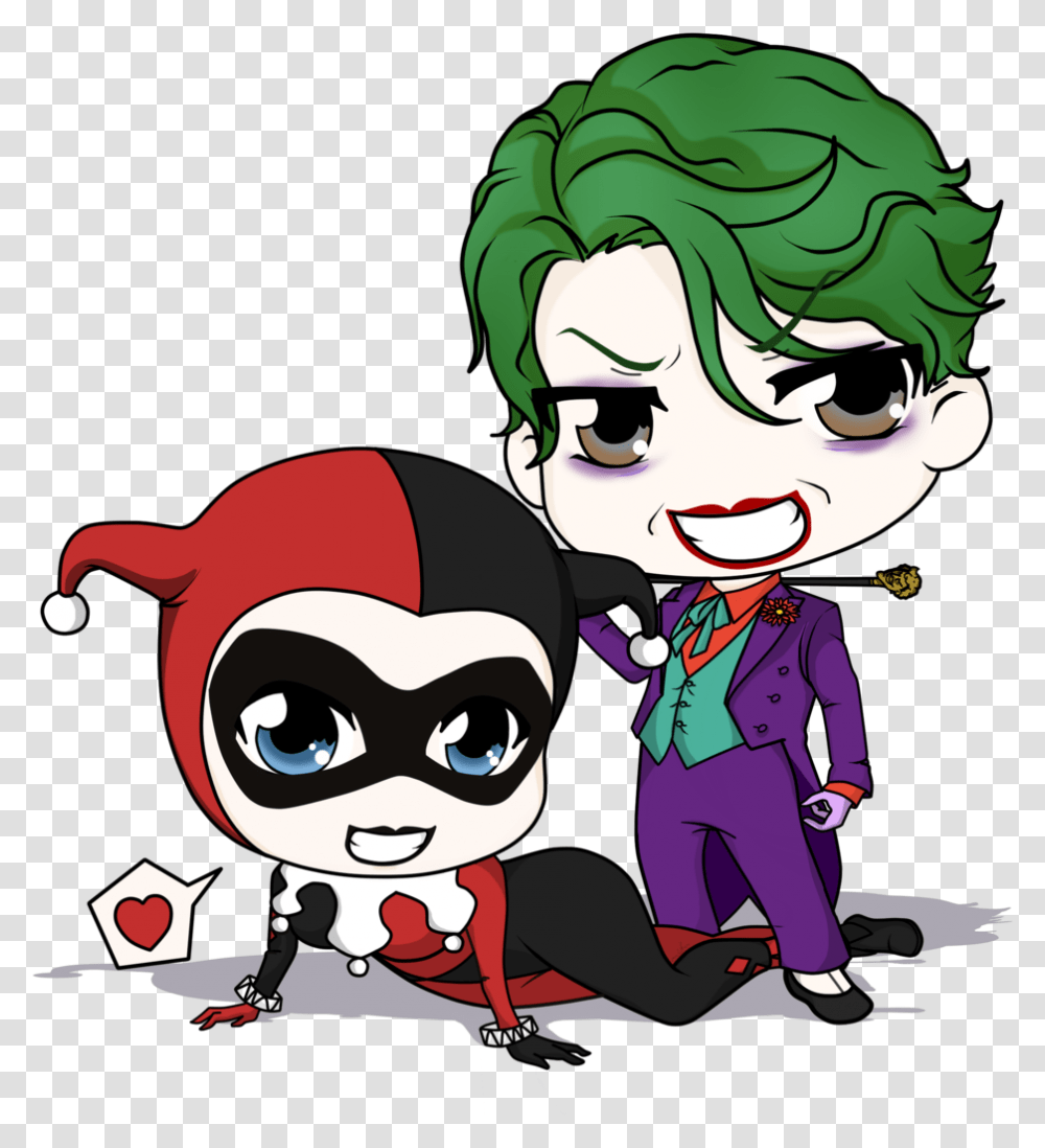 Harley And The Joker Alias Smilexvillainco By Mibu Harley Quinn And Joker Clipart, Person, People, Book Transparent Png