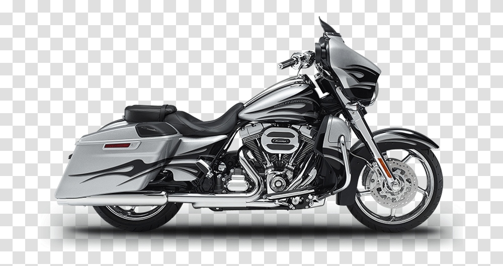 Harley Davidson 2016 Cvo Street Glide White, Motorcycle, Vehicle, Transportation, Machine Transparent Png