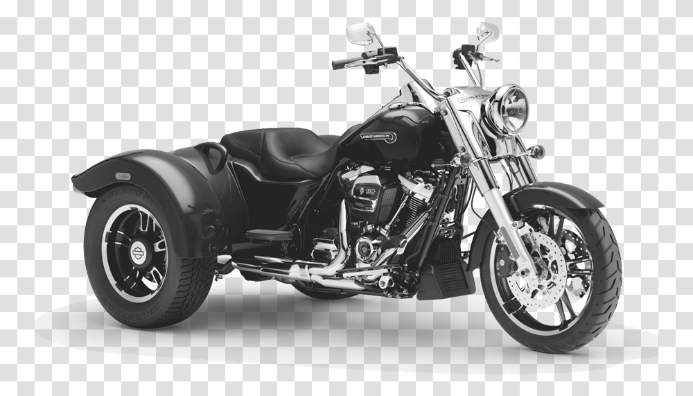 Harley Davidson 2019 Trike, Motorcycle, Vehicle, Transportation, Wheel Transparent Png