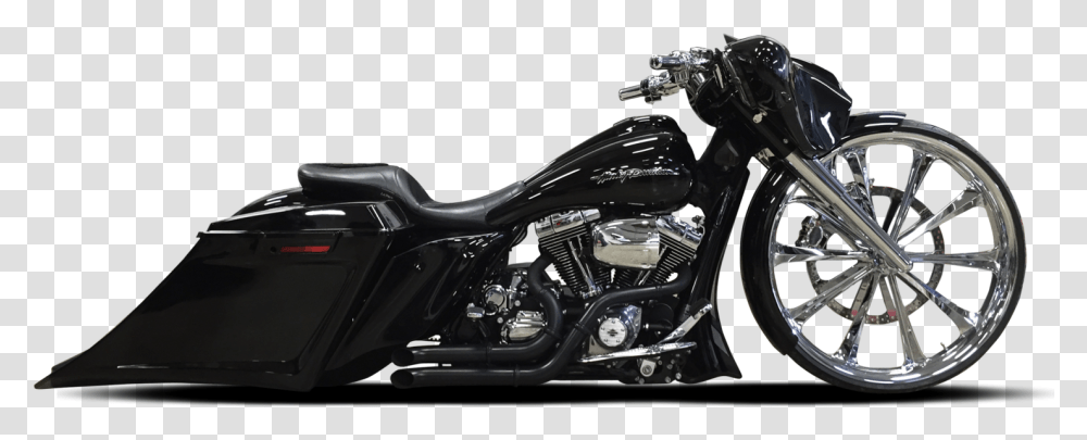 Harley Davidson Bagger, Motorcycle, Vehicle, Transportation, Wheel Transparent Png