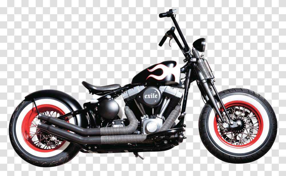 Harley Davidson Black Motorcycle Bike Image Chopper Harley Davidson Bikes, Vehicle, Transportation, Wheel, Machine Transparent Png
